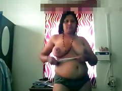 Indian Aunty Hairy Shower
